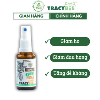 Xịt họng keo ong tracybee vị bạc hà 30ml