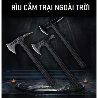 Búa Rìu Amazon, Rìu Búa Cắm Trại, Dã Ngoại Đa Năng, Làm Bằng Chất Liệu Thép Không Gỉ Mạnh Mẽ Tiện Lợi Khi Đi Rừng