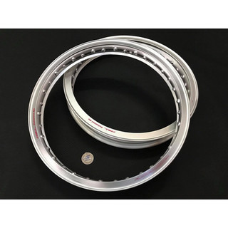Niềng nhôm(Vành)  xe máy hợp kim nhôm cao cấp  Comstar phiên bản H màu bạc ánh kim  size 1.85 1 cặp( 2 cái)