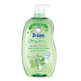 Tắm gội toàn thân em bé Baby D-Nee Organic Head & Body Baby Wash 800ml