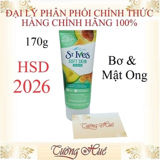 Rửa Mặt Tẩy Da Chết St. Ives Soft Skin Avocado & Honey - 170g