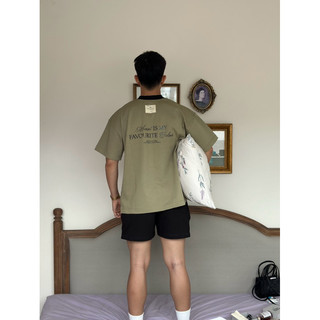 ÁO THUN FORM RỘNG "𝐒𝐮𝐧𝐬𝐞𝐭 𝐢𝐬 𝐦𝐲 𝐟𝐚𝐯𝐨𝐫𝐢𝐭𝐞 𝐜𝐨𝐥𝐨𝐮𝐫" PHỐI CỔ ĐEN 𝐈𝐍𝐃𝐀𝐇𝐎𝐎𝐃