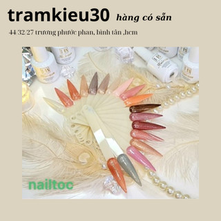 Sơn gel nhũ giả bột hàn quốc hebrian 15ml siêu đẹp 18 màu hb