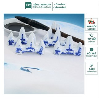 Gác bút thư pháp sứ dùng gác bút lông thư pháp, cọ thư pháp