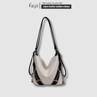 Faya - Túi xách T2125 đeo chéo da mềm 2 trong 1 túi kiêm balo cá tính