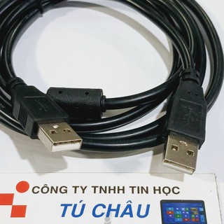 Cáp 2 đầu USB  dài 1.5m / 3m / 5m (Cáp Link USB 2 đầu đực USB 2.0 - Cáp chống nhiễu)