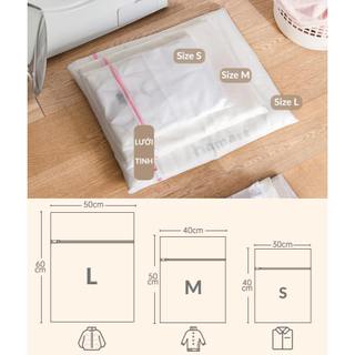Bao Giặt Đồ Máy Giặt Túi Lưới Chống Hư Hỏng Quần Áo Đồ Lót Lớn Nhỏ Có Khoá Tiện Làm Sạch Đồ