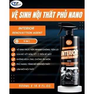 Vệ Sinh Nội Thất Ô tô Nano Tzone 500ML, Tẩy ghế da ô tô, ghế sofa - Lỗi 1 đổi 1