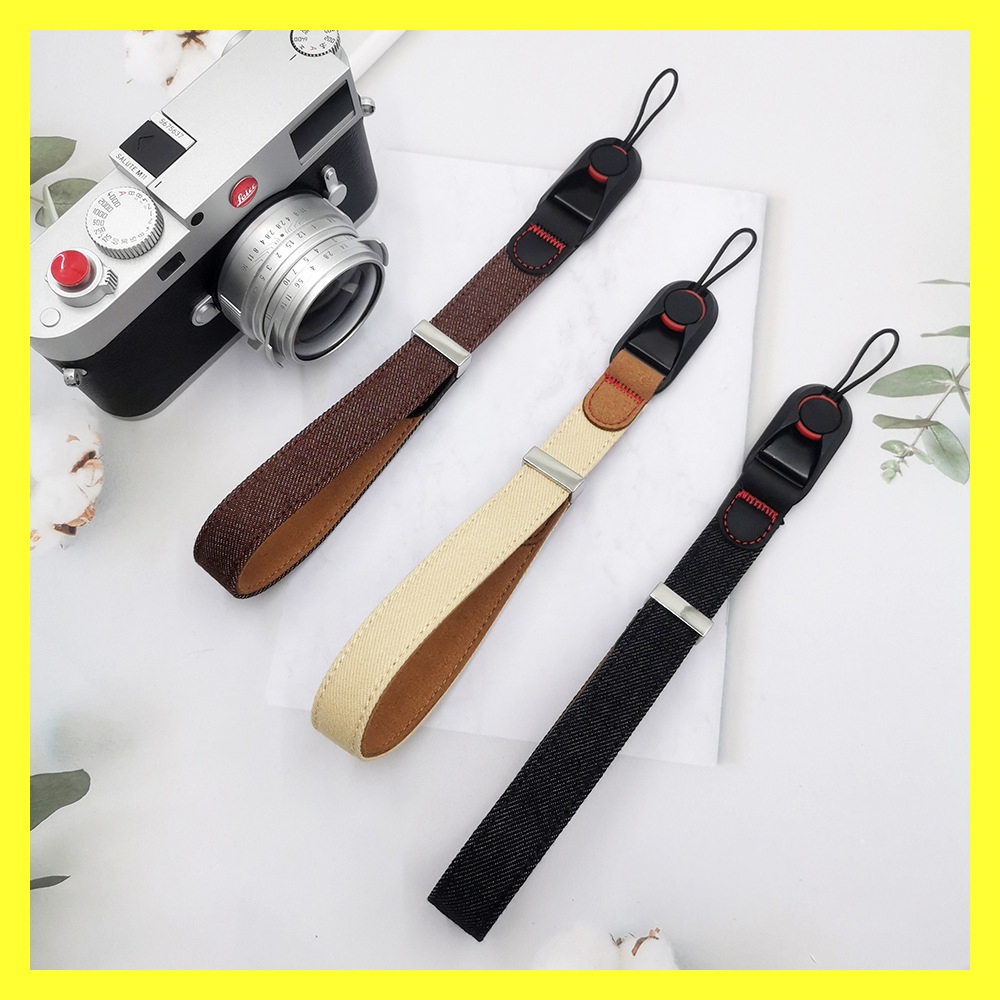 Dây máy ảnh đeo cổ tay hand strap quick release TD40
