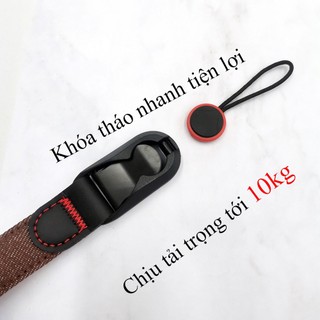 Dây máy ảnh đeo cổ tay hand strap quick release TD40