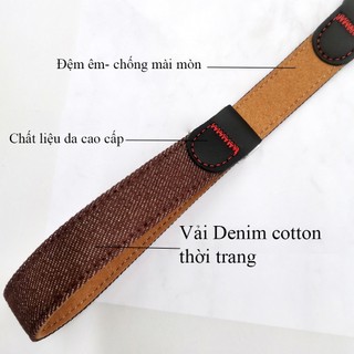 Dây máy ảnh đeo cổ tay hand strap quick release TD40