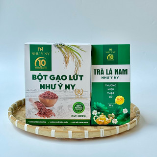 Combo Bột Gạo Lứt Và Trà Lá Nam