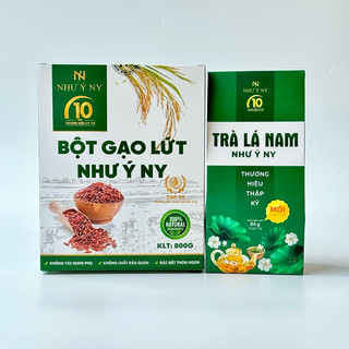 Combo Bột Gạo Lứt Và Trà Lá Nam