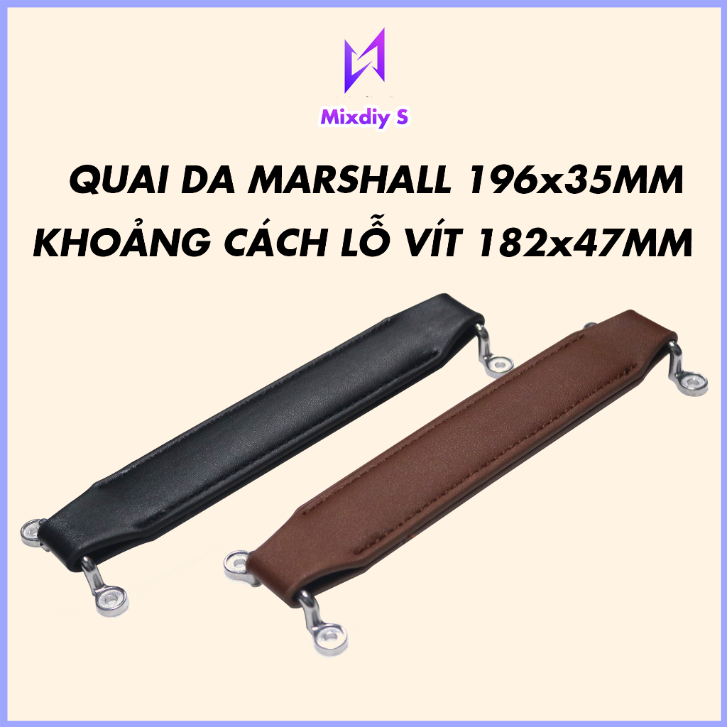 Quai da Marshall dùng để DIY xách loa,xách hòm, xách ampli, xách vali