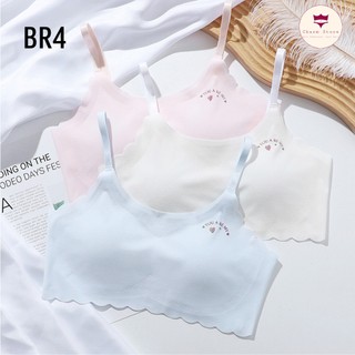 Áo lót cao cấp cho bé gái size đại 27-55kg, Áo lá học sinh, Áo chip bé gái có đệm mỏng chất mềm mát BR4