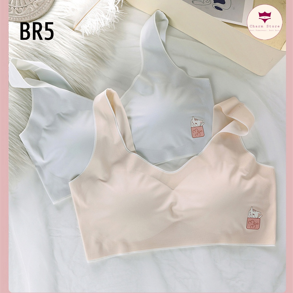 Áo lót su lạnh cho bé gái size đại 38-60kg, Áo lá học sinh, Áo chip bé gái có đệm mỏng chất su lạnh 