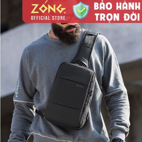 ZÓNG® Túi đeo chéo nam đựng iPad Air, có ngăn chống sốc – BANGE 77107
