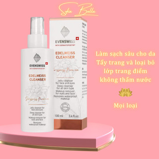 Evenswiss edelweiss cleanser – sữa rửa mặt cho mắt và mặt
