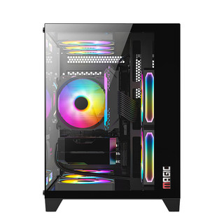 Vỏ Case MAGIC AQUA M ULTRA BLACK (OPTION FAN)