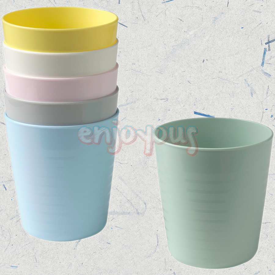 Set 6 ly nhựa Kalas Ikea (an toàn cho trẻ em ăn dặm)