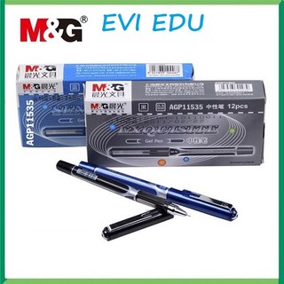 Hộp 12 cây bút gel nước m&g agp11535 / 11535 ngòi 0.5mm ruột thay 6139