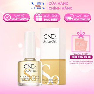 Dưỡng móng cnd solar oil dưỡng ẩm và duy trì sức khoẻ móng toàn diện nail & cuticle care 15ml | hairshop minry