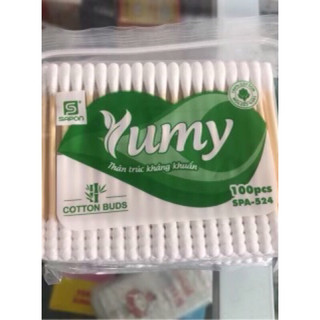COMBO 12 GÓI TĂM BÔNG YUMY GỖ