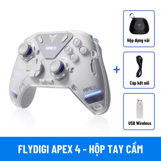 Flydigi Apex 4 | [Chính Hãng] [BH12T] Tay cầm Bluetooth Wireless chơi game trên IOS, Android và PC