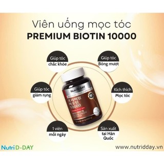 Viên uống mọc tóc chống rụng tóc nutri-day hàn quốc