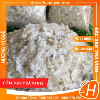 Cốm dẹp trà vinh - túi 1000g - đặc sản trà vinh