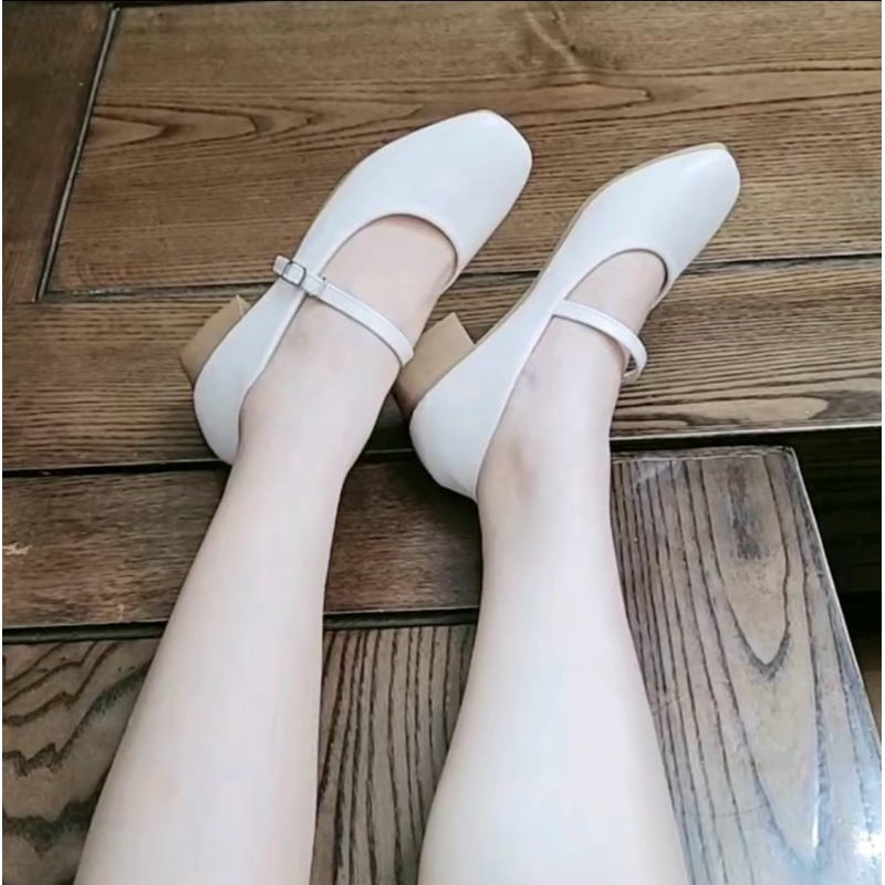 Giày nữ thời trang 3 phân tôn chân da mềm A7
