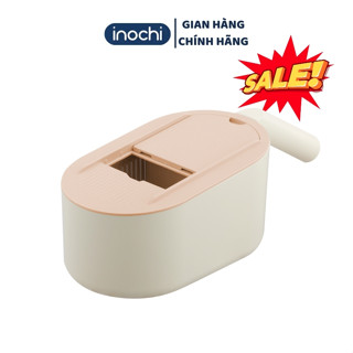 Bộ nạo rau củ quả inochi cao cấp , dao bào đa năng với 6 lưỡi dao linh hoạt kèm khay rửa tiện dụng