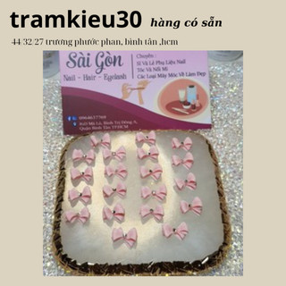 NƠ BỘT 2 LỚP TRANG TRÍ NAIL CỰC ĐẸP 7K 1 NƠ