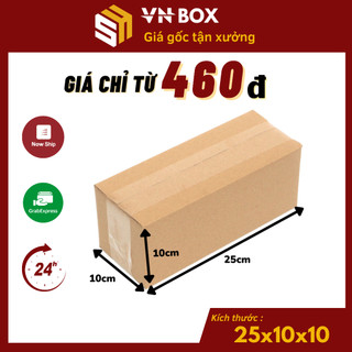 25x10x10 hộp carton đóng hàng, hộp giấy gói hàng - vn box