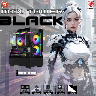 Vỏ Case MAGIC MIX TOWER BLACK (OPTION FAN)