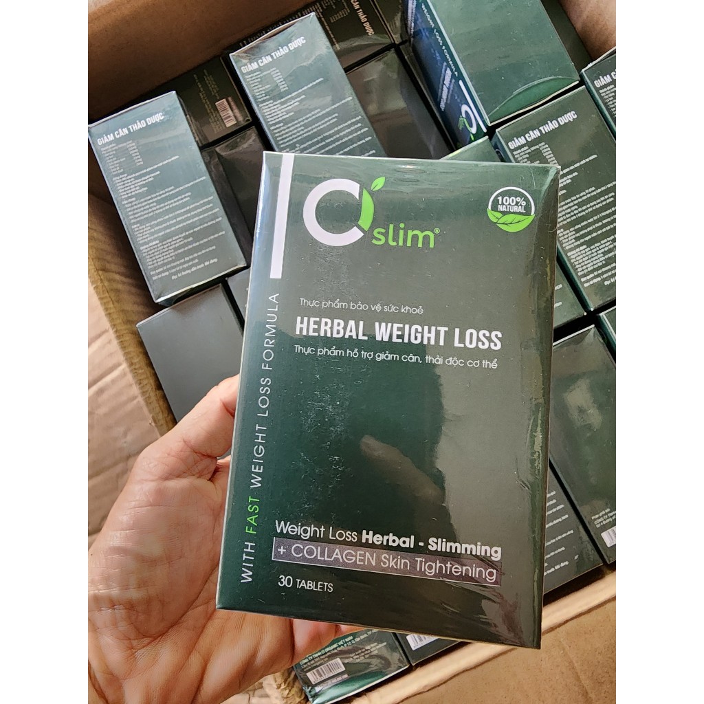 Giảm cân thảo mộc CI SLIM Chính Hãng - Hộp 30 viên
