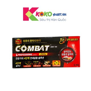 Hộp diệt gián Hàn Quốc Combat có 6 bẫy