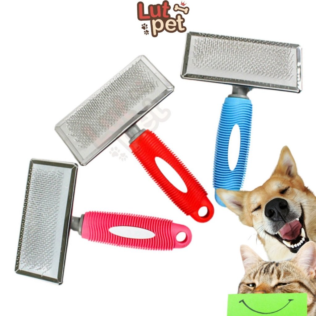 Lược chải lông cao cấp gỡ rối đánh bông lấy lông rụng chó mèo Slicker brush - grooming - lutpet