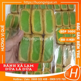 Bánh Xà Lam Dừa Lá Dứa -  Hộp 18 Cái - Đặc Sản Bến Tre