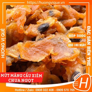 Mứt Mãng Cầu Xiêm Chua Ngọt - Hộp 500g - Đặc Sản Bến Tre
