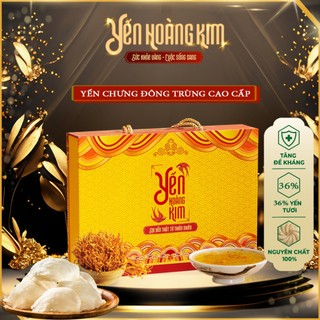 Yến Sào Chưng Sẵn Đông Trùng Hạ Thảo - Hũ 70ml 36% Tổ Yến Sào Khánh Hoà nguyên chất sang trọng, cao cấp 