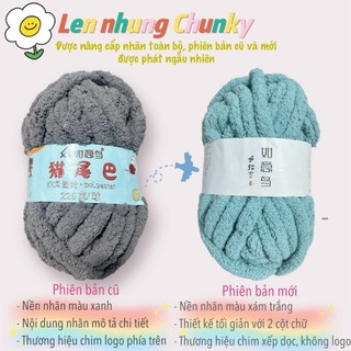 Len Chunky 20mm sợi bông siêu to