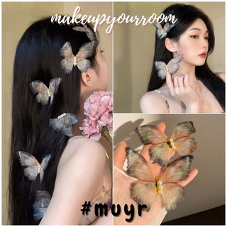 KẸP MỎ VỊT HÌNH BƯỚM ĐÍNH HẠT TRendy CHỤP ẢNH XINH YÊU CHO NỮ