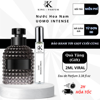 Nước hoa nam King Parfum UOMO INTENSE hương Da Thuộc, ấm áp, cá tính