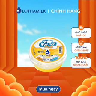 Váng sữa tươi kem trứng Lothamilk hộp 2x50g