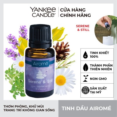 Tinh dầu Airomé Yankee Candle - Serene & Still 15ml