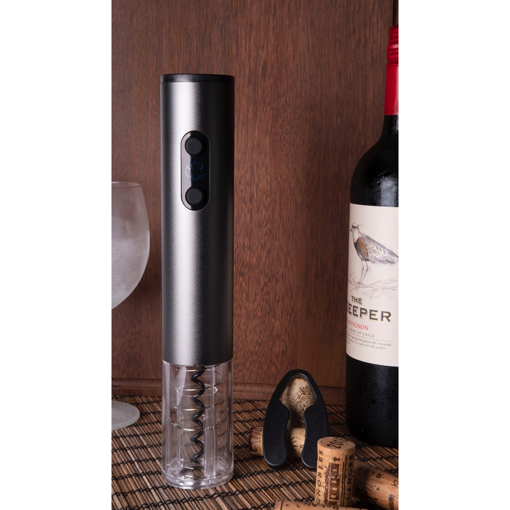 Fabufabu Electric Wine Opener with USB-C Charging, Electric Wine Bottle Opener with Stainless Steel 