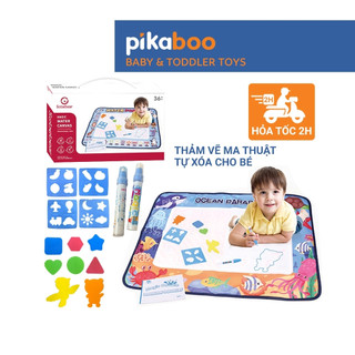 Thảm tập vẽ tự xóa thần kỳ cho bé Pikaboo, chất liệu vải cao cấp an toàn, giúp bé phát triển tư duy
