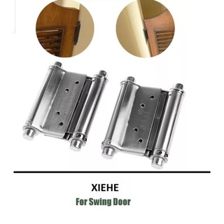 Bản lề cửa tự động inox 2 chiều XIEHE- IVAN - VICIKINI  (1 hộp 2 cái )