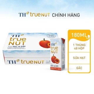 Thùng 48 hộp sữa hạt và gấc TH True Nut 180ml (180ml x 48)